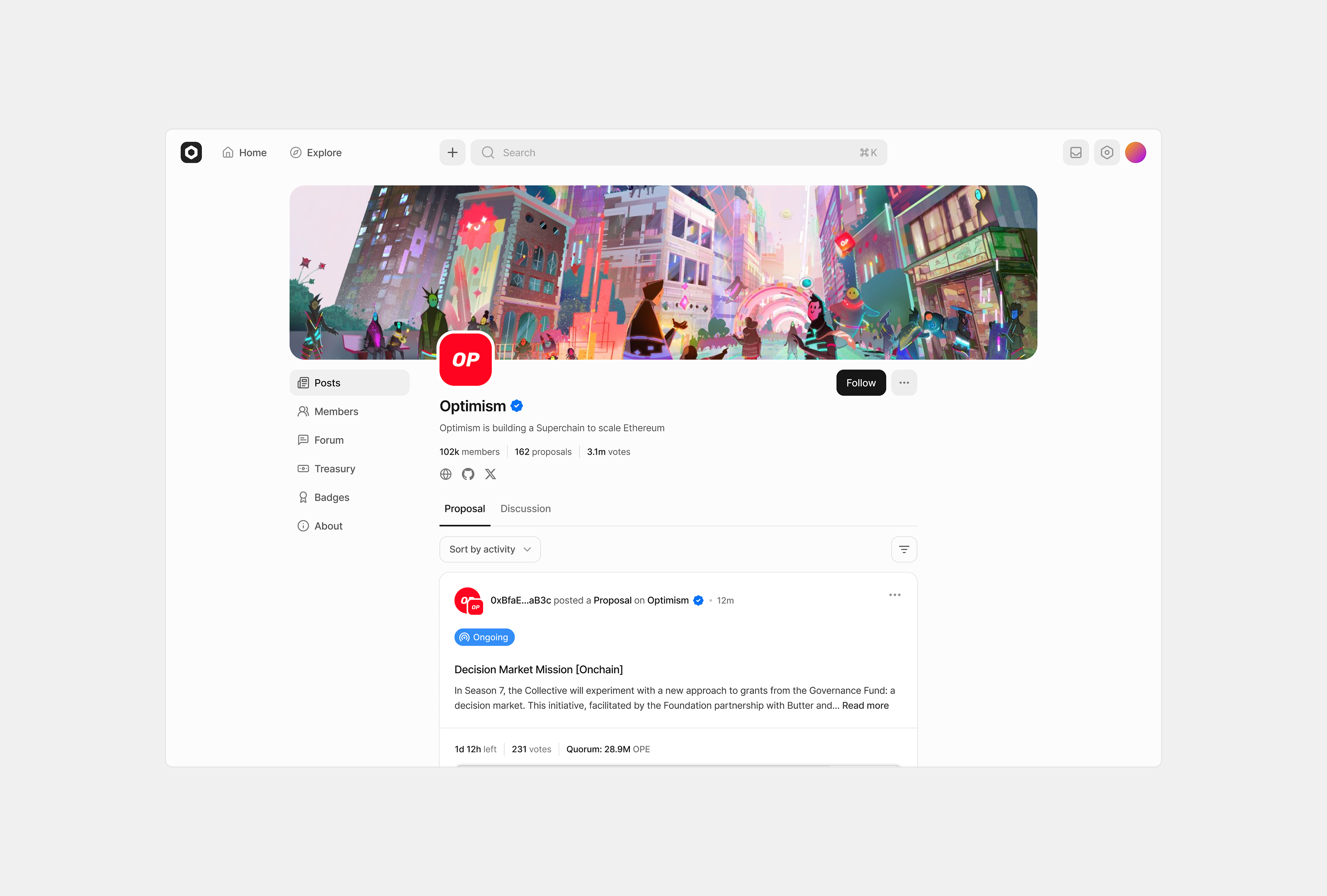 DAO Governance Organization